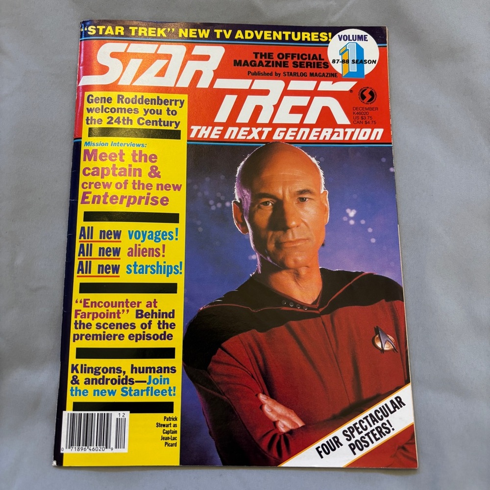 3/$20 Star Trek The Next Generation Magazine